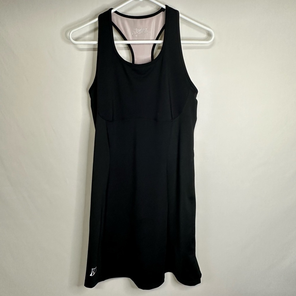 Skirt Sports Racerback Tank Performance Athletic Dress Black Women’s Size M